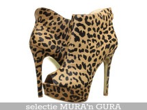 Botine animal print - botine dama in culori exotice