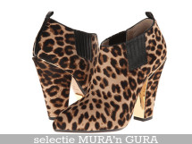 Botine animal print - botine dama in culori exotice