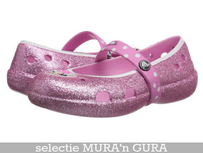 Papuci Crocs copii cu Hello Kitty